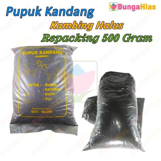 

Terlaris Pupuk Kandang Kambing Halus Kemasan 500 Gram Media Tanam Humus Tanaman