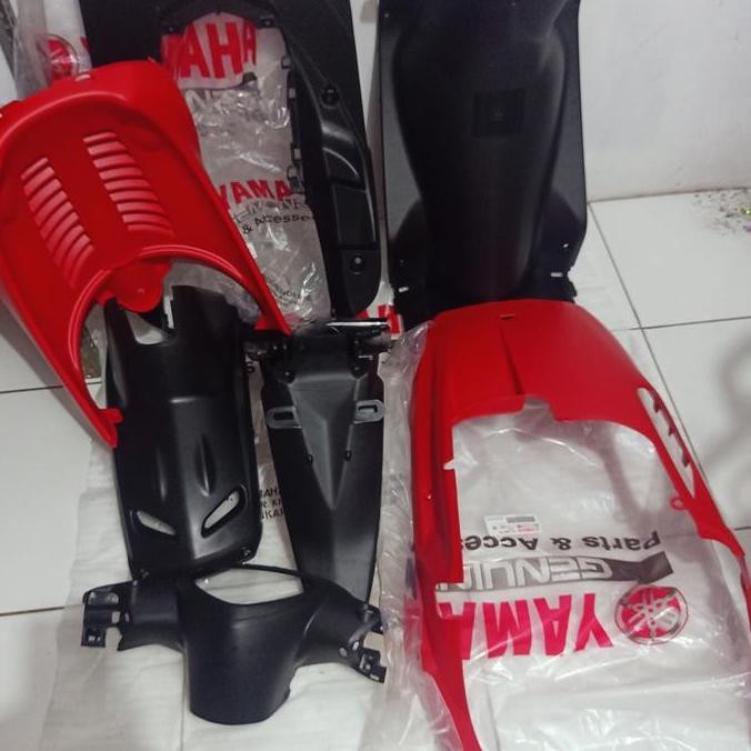 BODY KASAR MIO SPORTY ORIGINAL SET MERAH HITAM murah