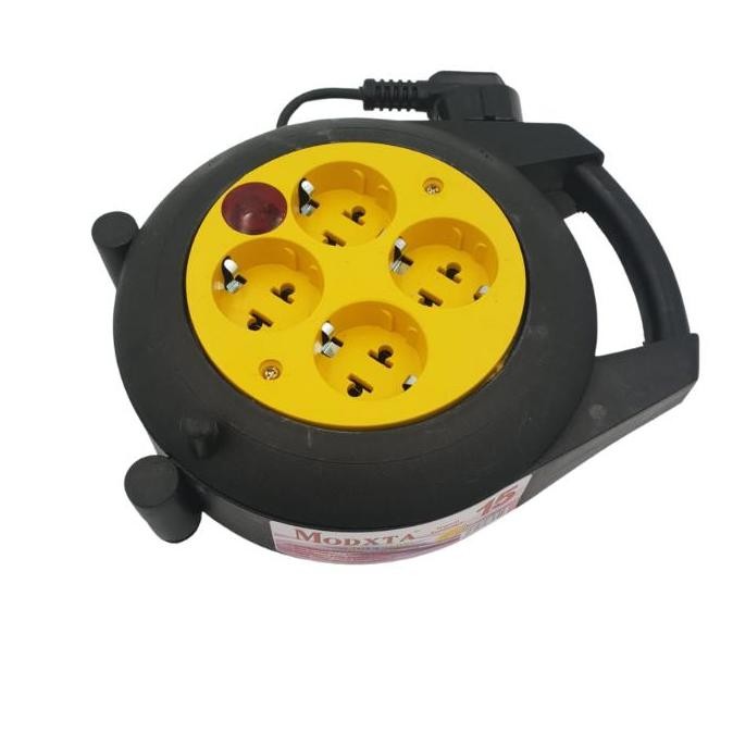 tersedia modxta roll kabel tipe 15 kabel roll panjang kabel 10 meter lampu indikator / stop kontak p