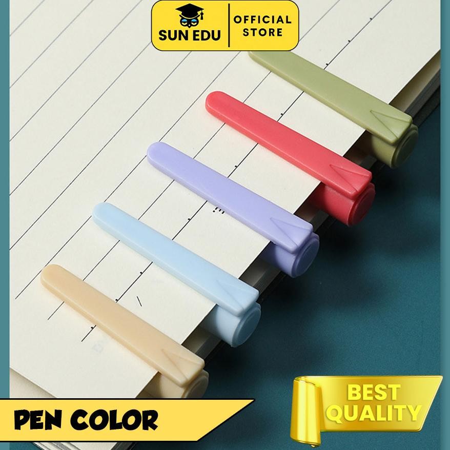 

Ready 5 Pcs Set Pen Gel Morandy 0.5Mm/ Pulpen Gel Warna Macaron Journal