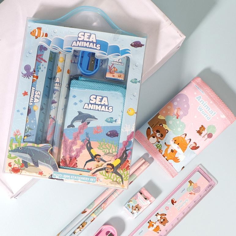 

Ready Kp126 - Set Stationery Anak Alat Tulis 6 In 1 Alat Tulis Sekolah Perlengkapan Sekolah Set Alat Tulis PeralatanSekolahLengkap