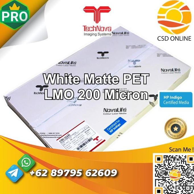 

TECHNOVA LMO 200 Micron Kertas Synthetic Print Cetak A3+ Repack 50