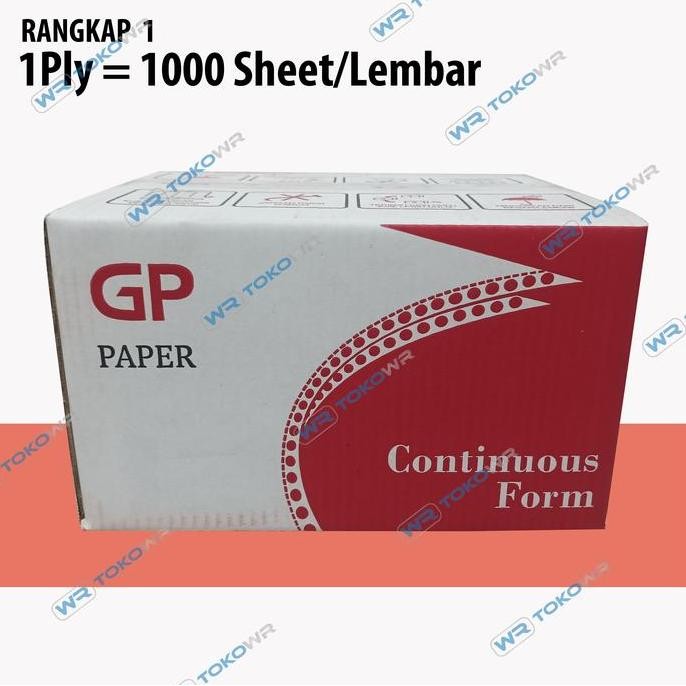 

TERMURAH - Kertas Continuous Form Rangkap 1