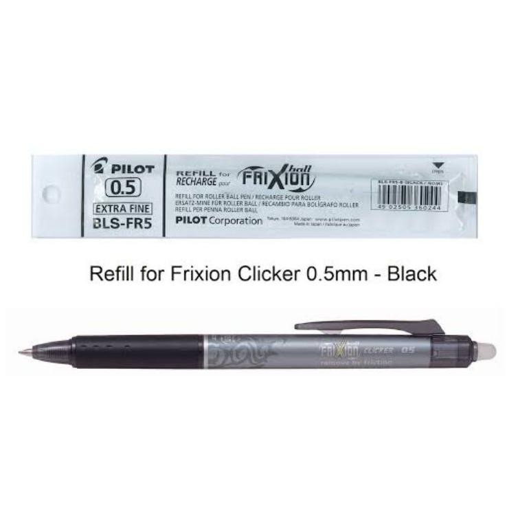 

Ready Refill Isi Frixion Clicker Ball Pilot 0.5/0.7 (1Pak/12Pcs)