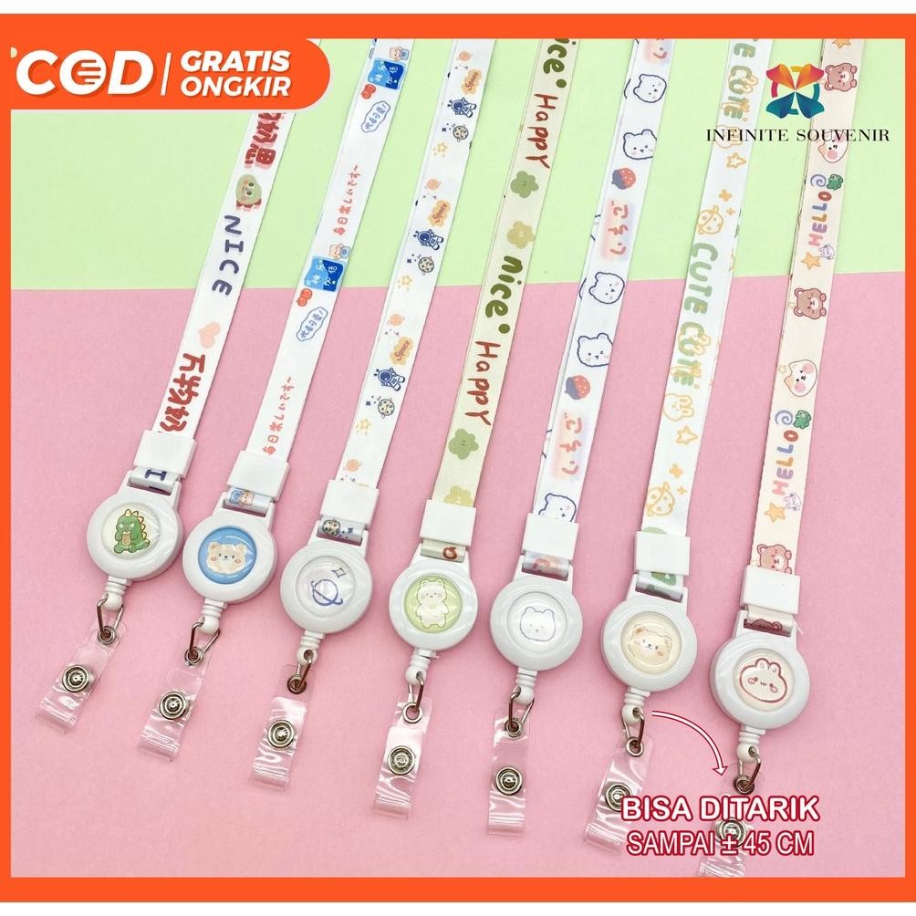 

Ready (T006) Tali Lanyard Yoyo / Tali Strap Yoyo / Tali Lanyard Bisa Ditarik 46 Cm / Tali Tarik Panjang