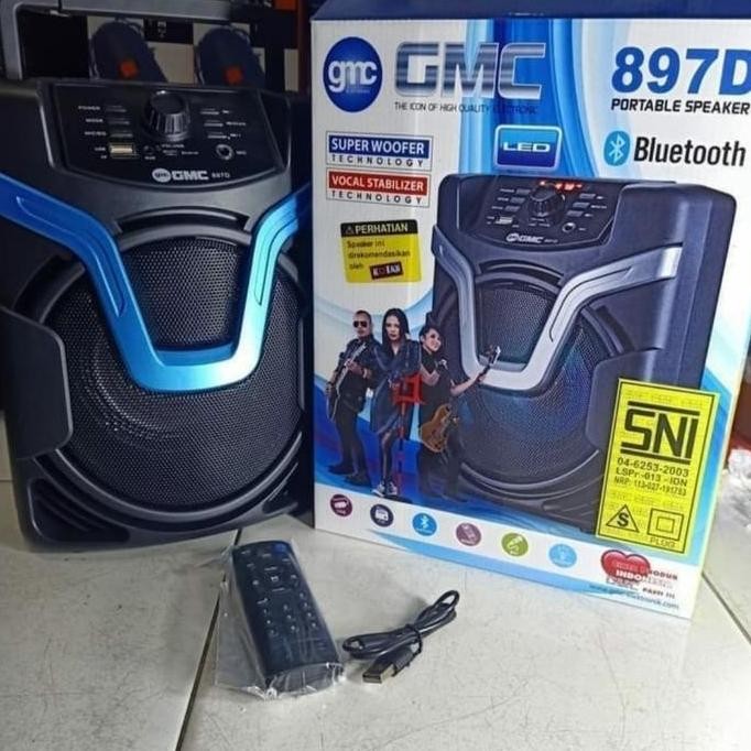 TERBARU - Speaker GMC 897D karaoke 6" inch