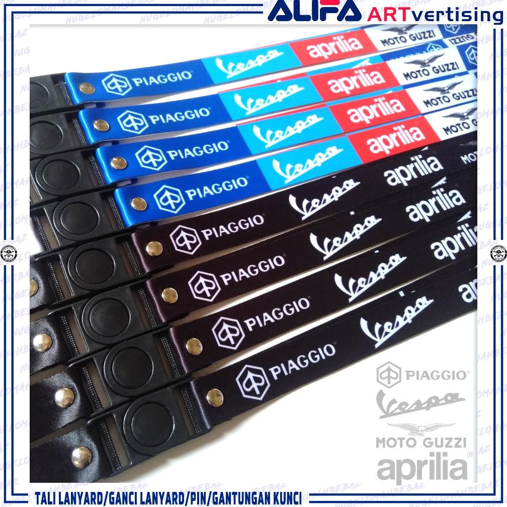 

Ready Tali Lanyard/Gantungan Id Card/Hp/Kunci/Dll.. Piaggio Vespa Motoguzzi Aprilia