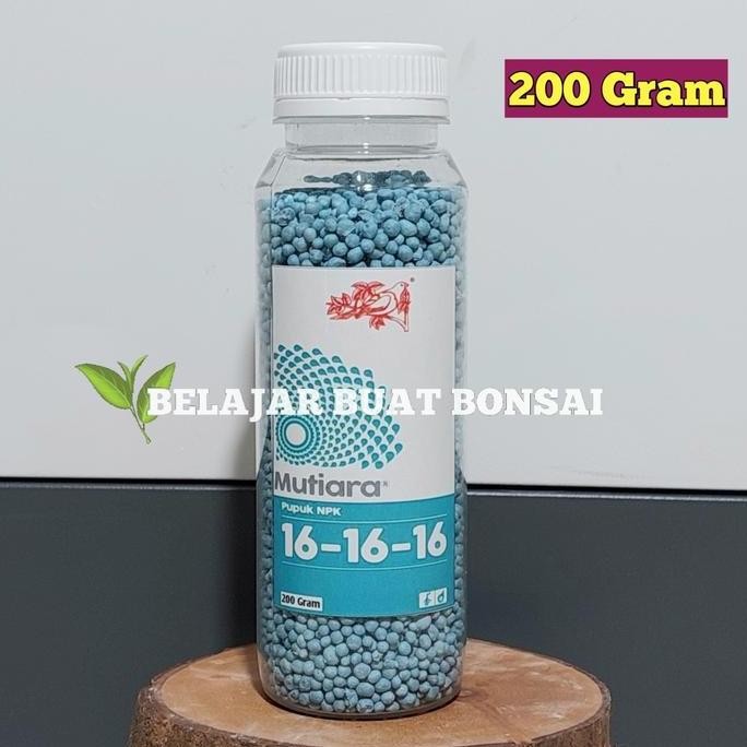 

Terlaris Pupuk Meroke Npk Mutiara 16 16 16 Kemasan Repack 200 Gr