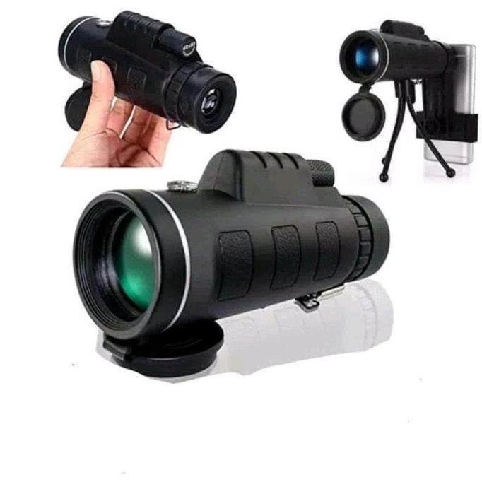Teleskop Monocular 40X60 Tripod - Teropong Monocular 40X60 - Teleskop Kamera Hp - Teropong Mini