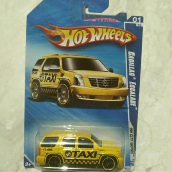 hotwheels cadillac escalade taxi