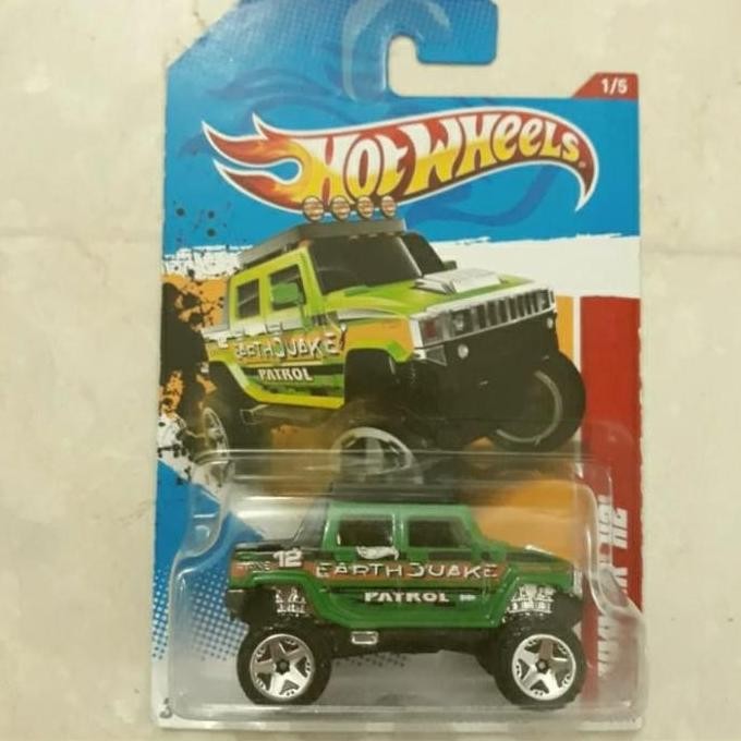 hotwheels hummer h2 hijau