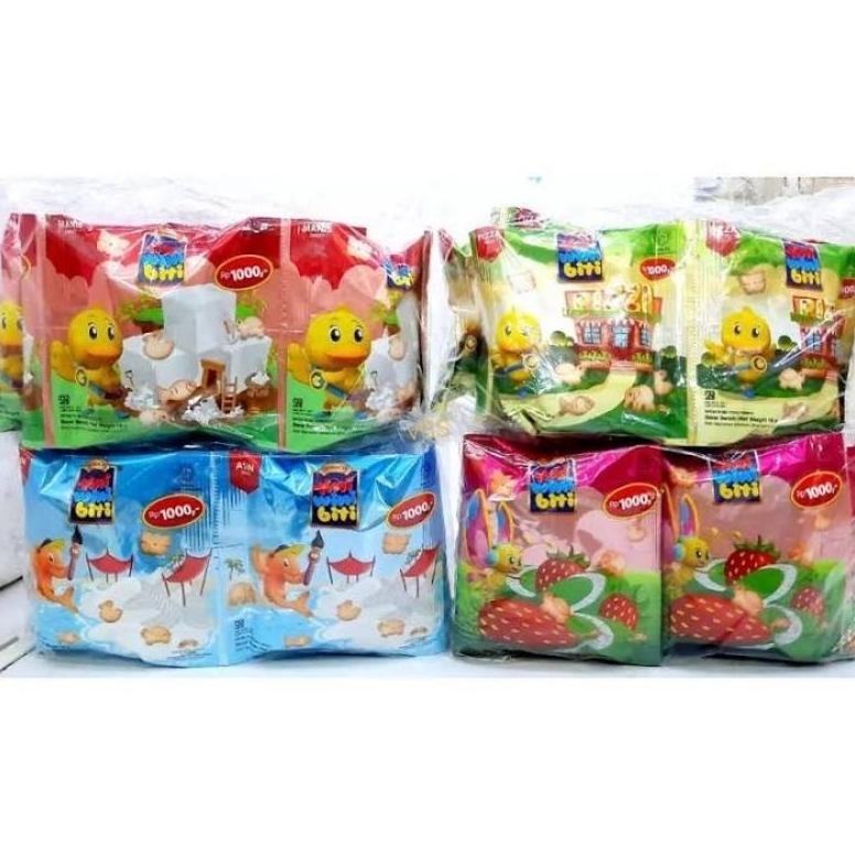 

Ready stok Terlaris tini wini biti 1 pack isi 10 sachet / snack biskuit berbentuk karakter lucu enak dan lezat Termurah