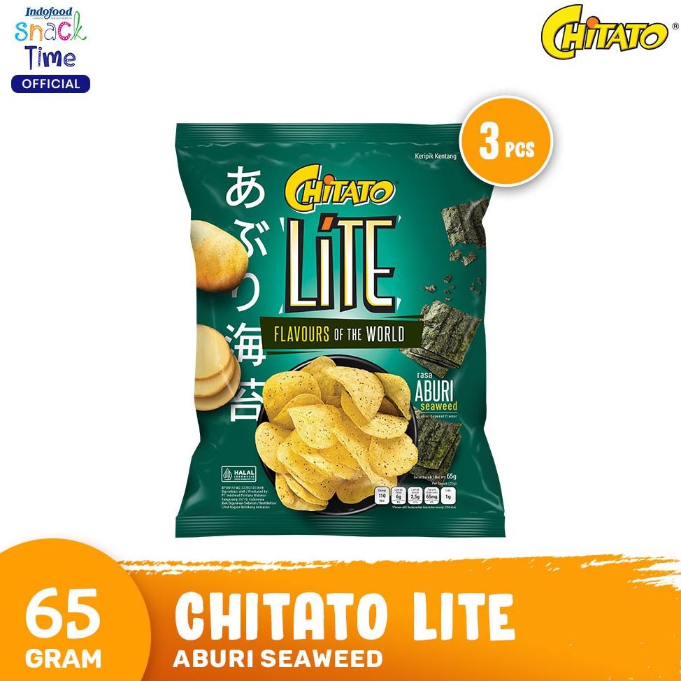 

Ready stok Terlaris Chitato Lite Aburi Seaweed 65 Gr - 3 Pcs Renyah & Ringan Termurah