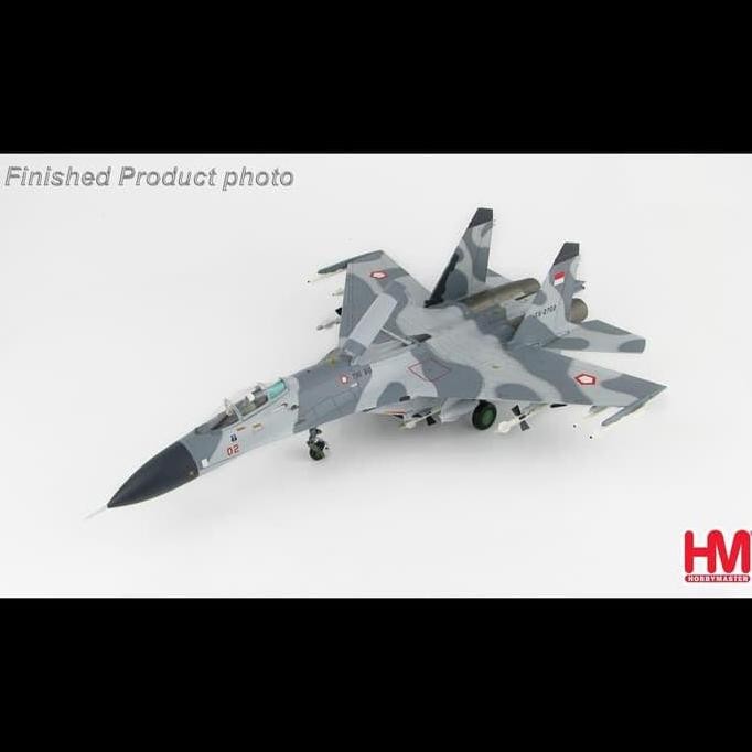 Diecast Pesawat Tempur Sukhoi SU-27 TNI AU 1/72 By Hobby Master