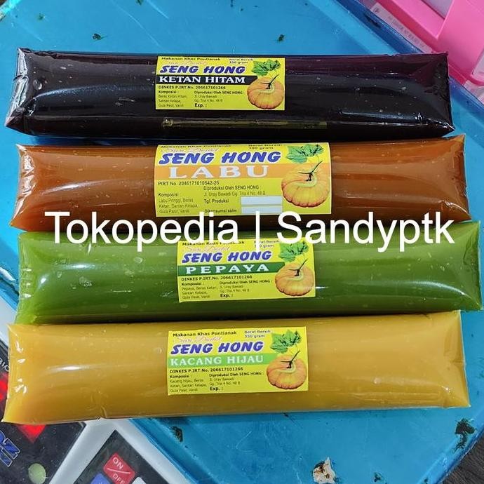 

Terlaris Dodol Buah Seng Hong Labu Ketan Hitam Pepaya Kacang Hijau Keribang