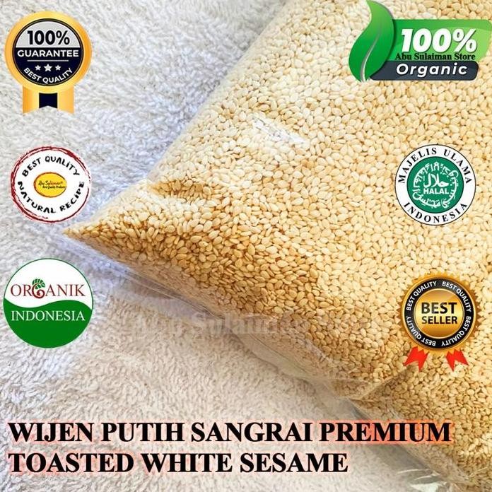 

Terlaris Wijen Putih Sangrai 100 Gram Panggang White Sesame Toasted 100 Gr