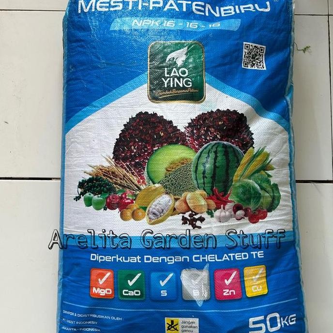 

Terlaris Pupuk Npk 16 16 16 Merk Laoying Repack 1Kg