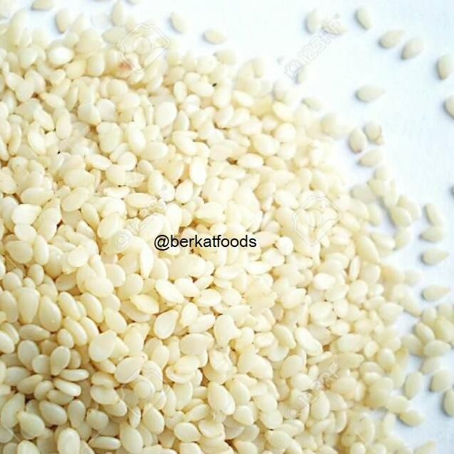 

Terlaris Biji Wijen Putih Segar / White Sesame Seed Fresh Import Super Berkat F