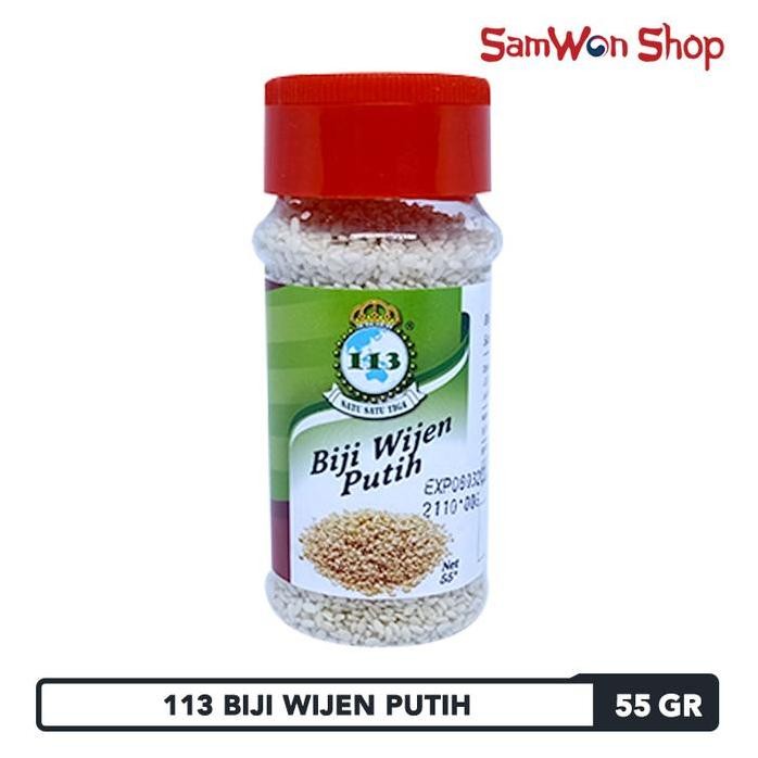 

Terlaris 113 Biji Wijen Putih / White Sesame Seed 55Gr - Bumbu Dapur Siap Pakai