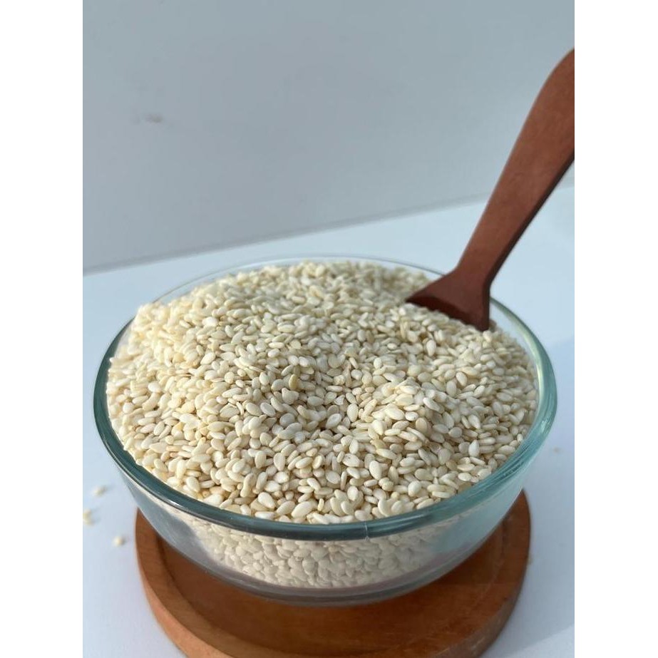 

Terlaris Biji Wijen Putih Grade A By Naraya Kemasan 100Gr & 250Gr