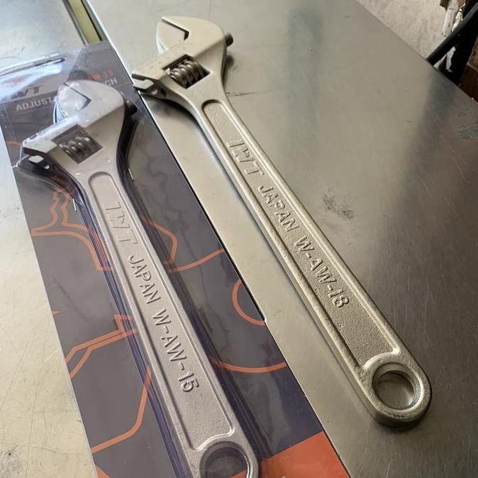 Terjangkau Kunci Inggris Iwt 15 18 Inch Satin Chrome Vanadium Japan Satuan