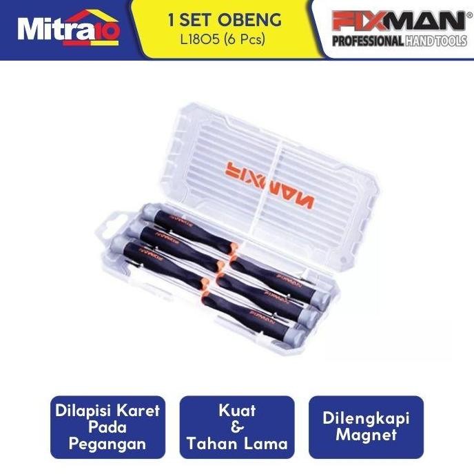 Spesial Fixman L1805 6Pcs Precision Screwdriver Set