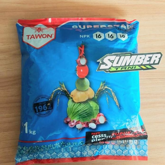 

Terlaris Pupuk Npk Tawon 16 16 16 Boron 1Kg Kemasan Pabrik Buah Sayuran Tanaman