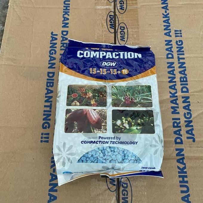 

Terlaris Pupuk Npk 15-15-15+Te Compaction Dgw Hextar Daun Buah Batang 1Kg