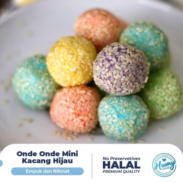 

Terlaris Onde Onde Mini Kacang Hijau (Isi 12) Tanpa Pengawet