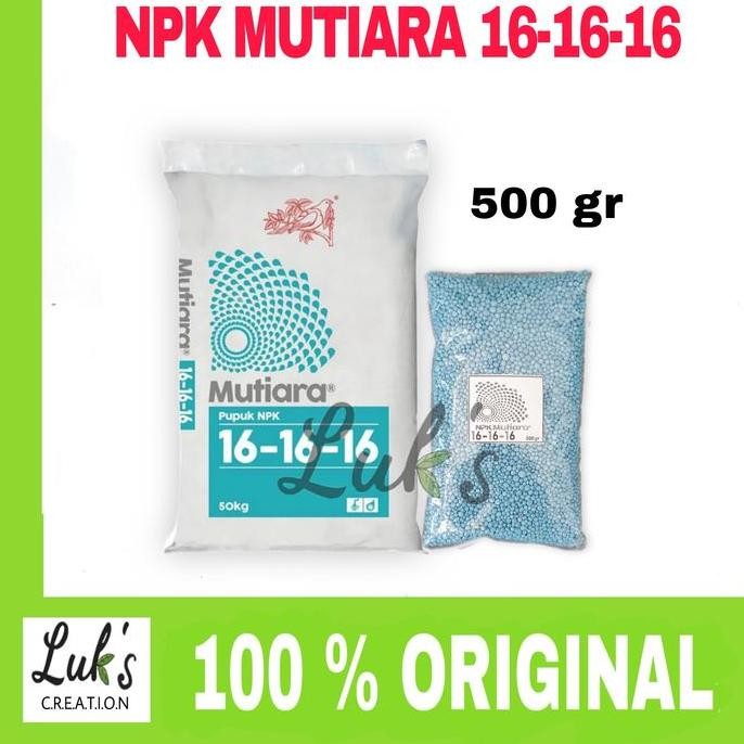 

Terlaris Npk Mutiara 16 16 16 Meroke 500 Gram