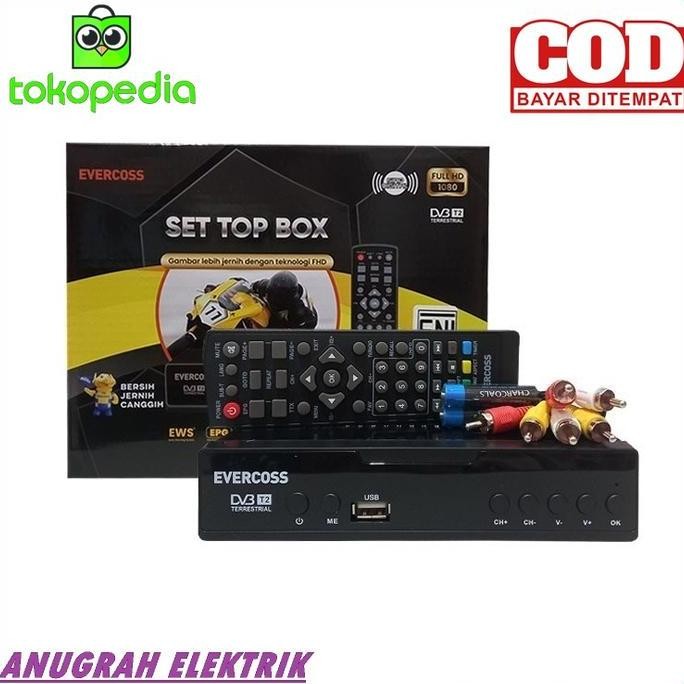 TERLARIS - Evercoss Set Top Box STB Mega Box Megabox Garansi Resmi - STB MEGABOX