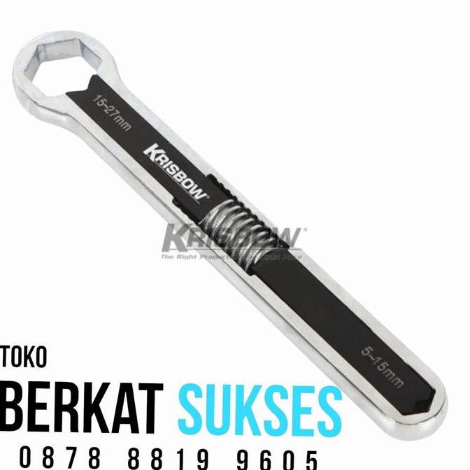 Diskon Kunci Ring Adjustable Box End Wrench Uk. 5 - 27 Mm Krisbow 10211536