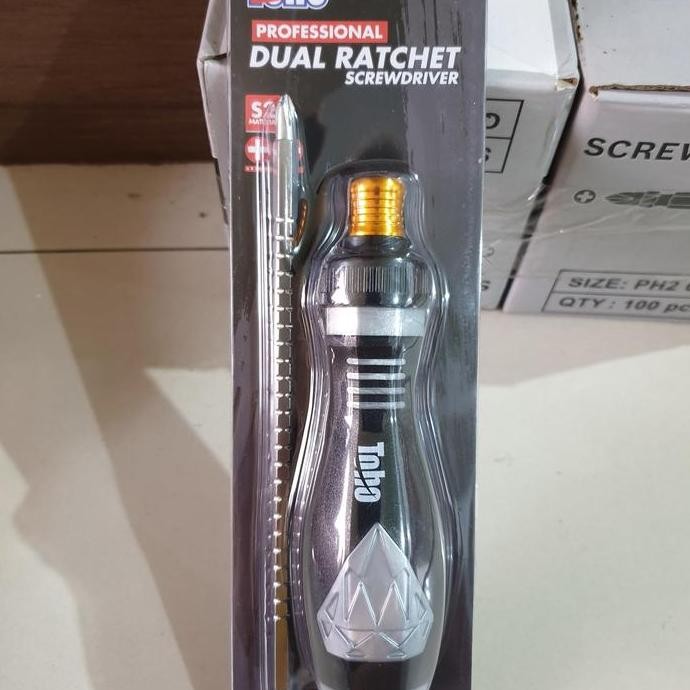 Spesial Obeng Bolak Balik Toho Obeng Rachet Ratchet Screwdriver Toho