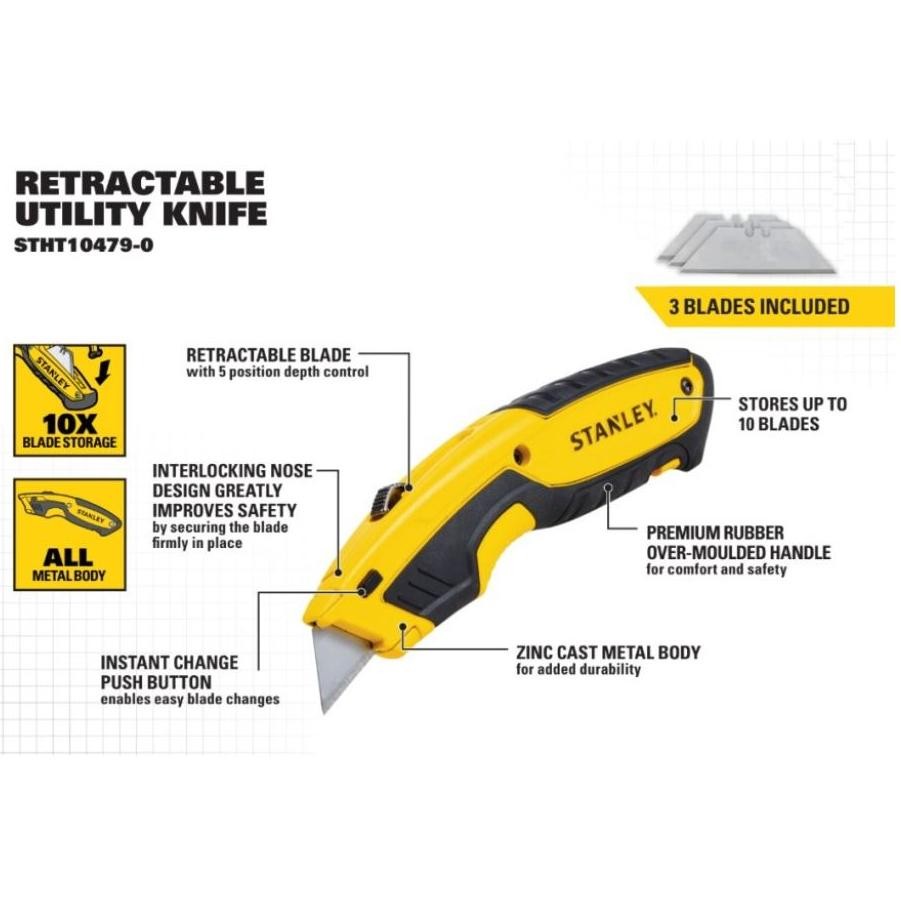 

NEW!!! NEW!!! cutter Stanley STHT10479-0 12" Fatmax Pisau Cutter