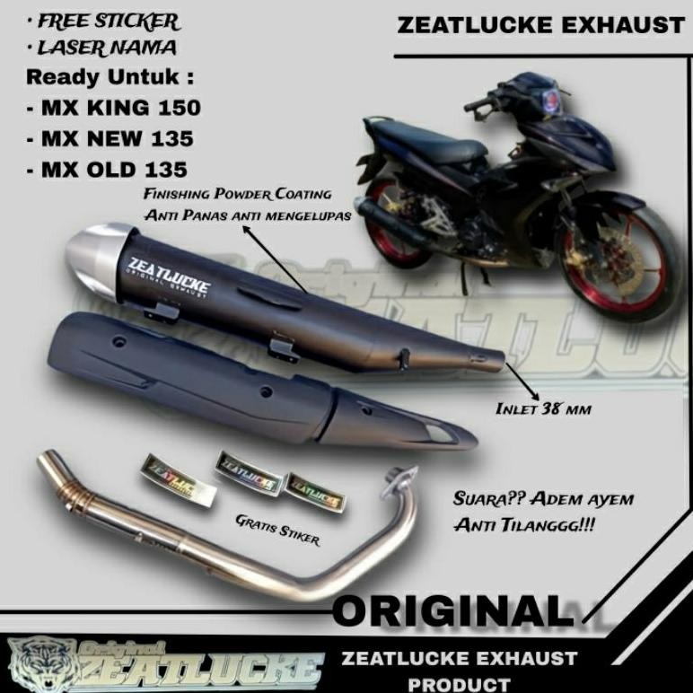 Termurah Knalpot Mx King Standar Racing Jupiter Mx New Mx Old Vixion New Vixion Old Knalpot Standar 