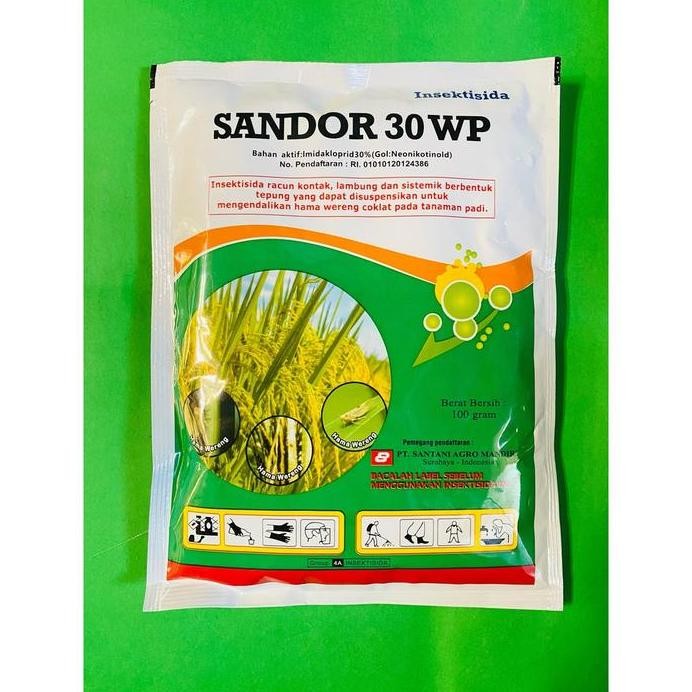 

Terlaris Insektisida Kontak Untuk Wereng Coklat Pada Padi Sandor 30Wp Isi 100Gr Dari Santani Agro
