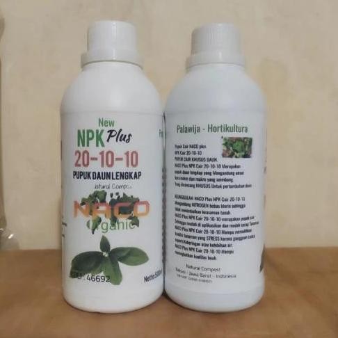 Terlaris Pupuk Npk 20 10 10 - Pupuk Daun 500Ml Percepat Pertumbuhan Tunas