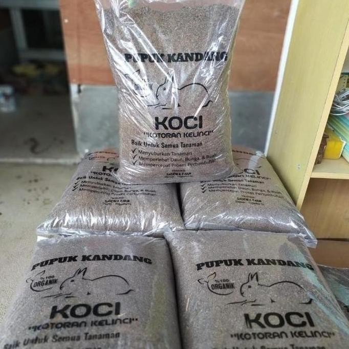 

Terlaris Pupuk Kandang Kotoran Kelinci 4Kg