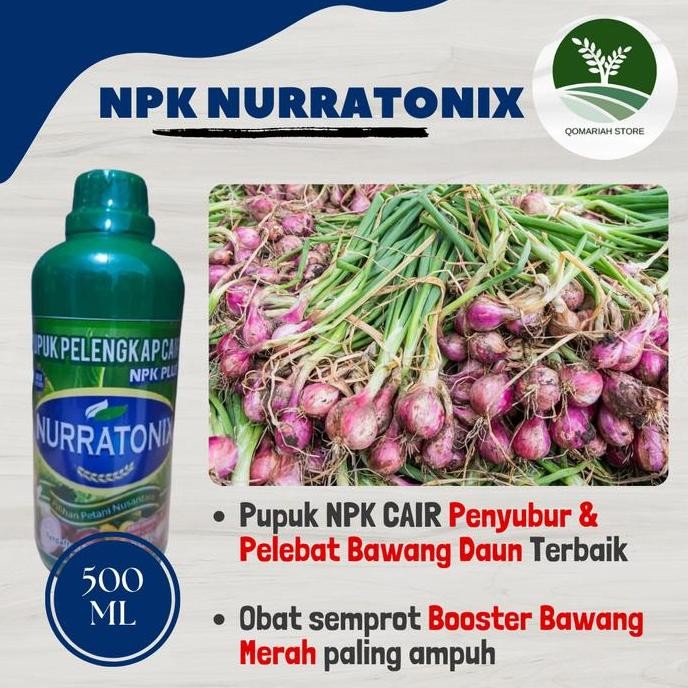

Terlaris Pupuk Bawang Merah Besar Dan Lebat - Npk Nurratonix 500Ml - Obat Semprot Booster Buah Bawang Merah