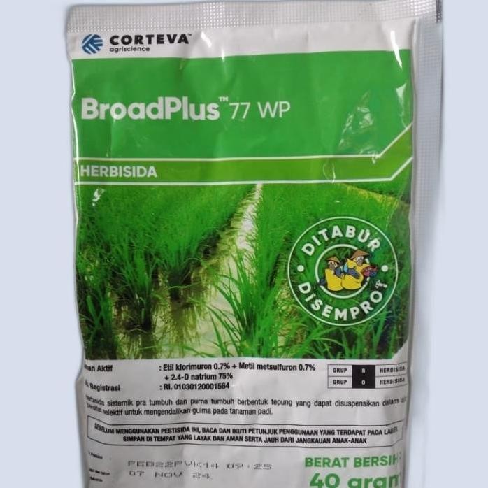 

Terlaris Broadplus 77Wp Herbisida Selektif Pratumbuh Padi Dari Hama Gulma