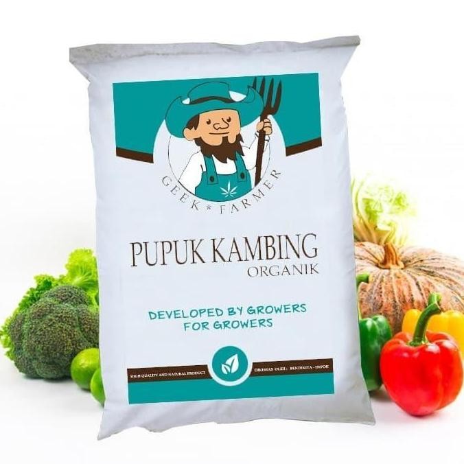 

Terlaris Ready Stok Pupuk Organik Kandang Kambing Halus Geek Farmer