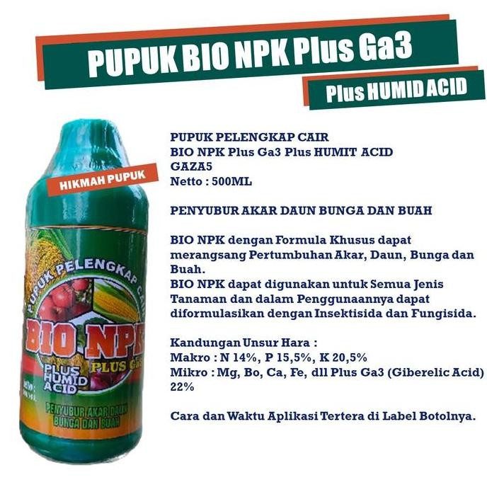 

Terlaris Pupuk Npk Cair Npk Gaza 500Ml Untuk Tanaman Sayuran Bawang Merah Dan Kacang Panjang