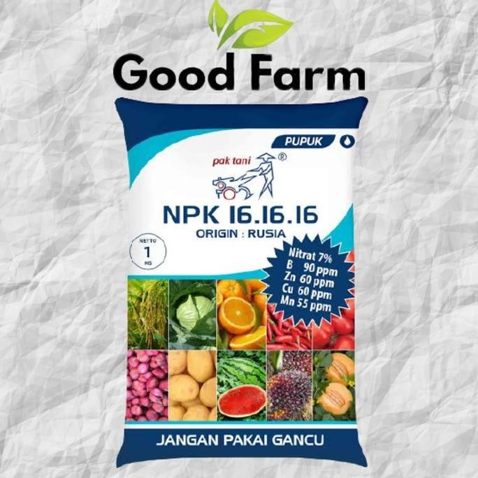 

Terlaris Pupuk Npk 16 16 16 | Npk | Kemasan 250Gr