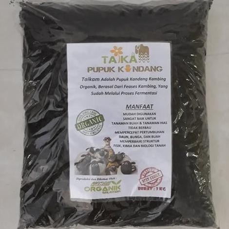 

Terlaris Produk Asli Taikam Pupuk Kandang Kambing Murni 100% Organik Pukan Media Tanam
