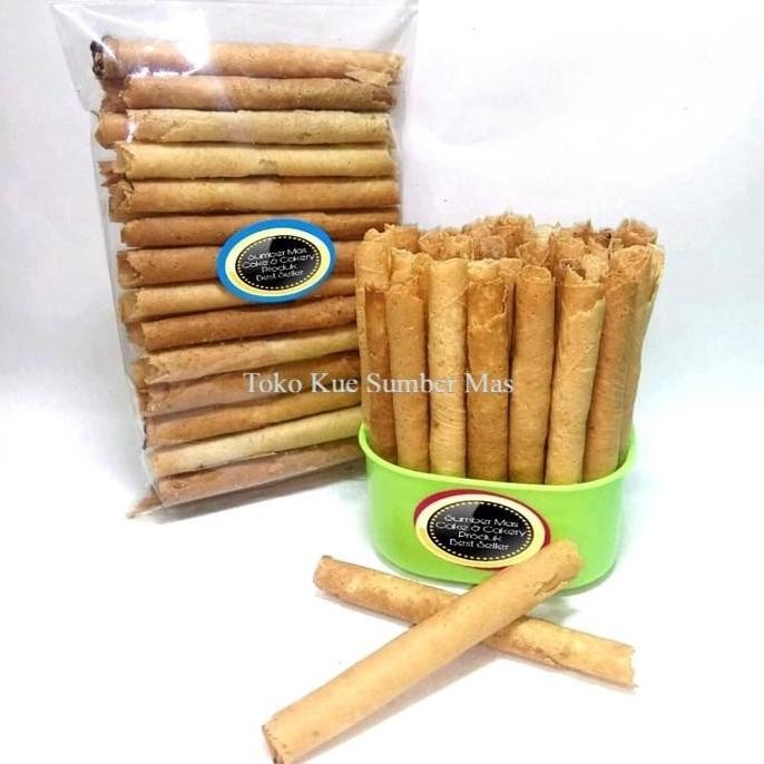 

Terlaris Semprong Roll 250 Gr / Semprong Renyah Sekali / Semprong Wijen / Semprong Panjang / Kiloan