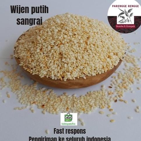 

Terlaris Wijen Putih Sangrai 250Gr / Wijen Mateng / White Sesame Seeds Roasted