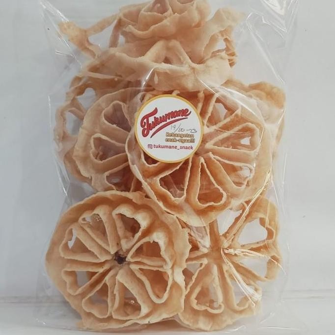 

Terlaris Kue Kembang Goyang Wijen Premium Jajanan Khas Betawi 170G
