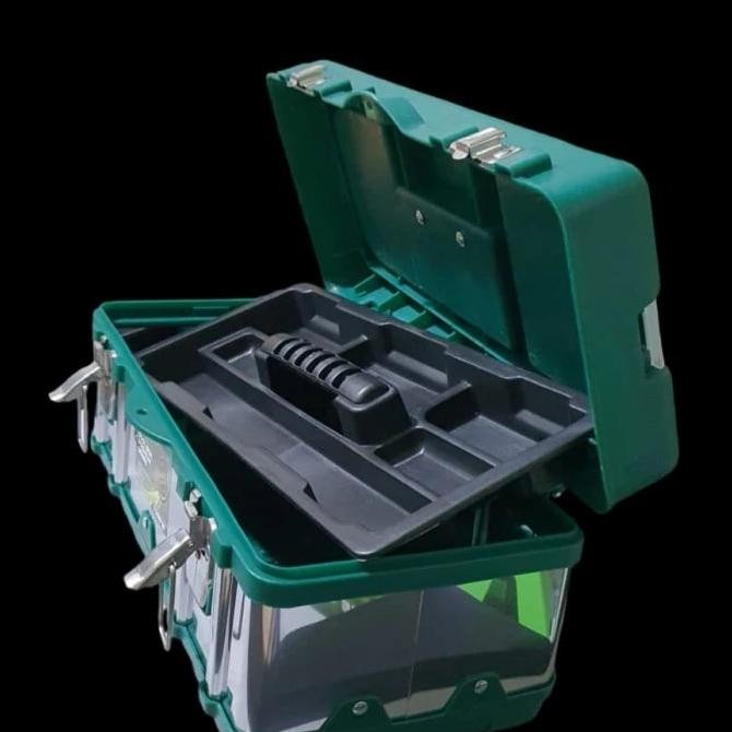 Tool box Besar Box Alat Perkakas Tool Box Bahan Stainless Steel Kotak Perkakas