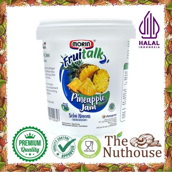 

Produk Baru!! MORIN Fruitalk Pineapple Jam / Selai Royal Nanas isian Nastar 1kg