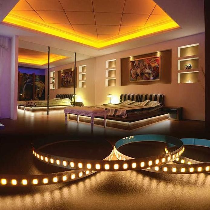 LAMPU LED STRIP LIGHT DC 24V LAMPU HIAS DEKORASI STRIPLIGHT LED 10 METER